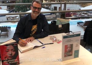 Yves de Villegas- firma de libros en Corte Ingles Santander
